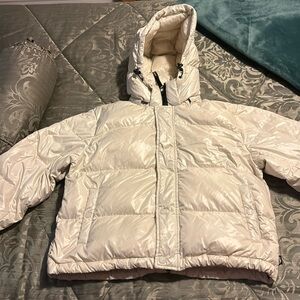 Aritzia Pearl White Superpuff Jacket